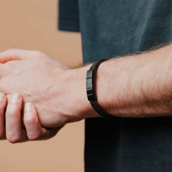 Preview: Dreifaches Armband mit braunem italienischem Nappaleder - Arte Brown